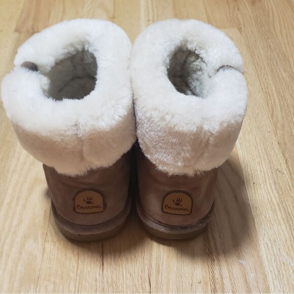 BearPaw suede fleece lined winter boots Women's size 9 - Picture 2 of 11